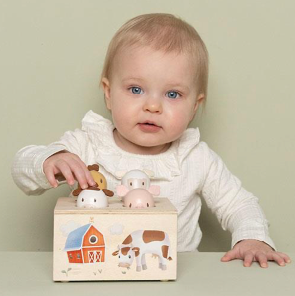Little Dutch | Pop-up sonore en bois | Little Farm