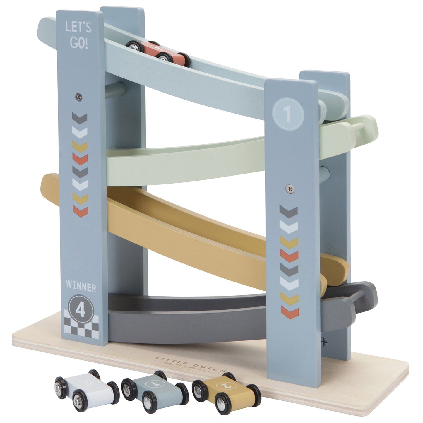 Little dutch - Circuit rampe de course en bois
