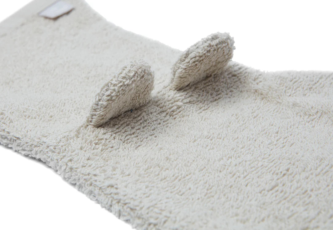 Jollein - Gant de toilette Éponge Ears - Nougat