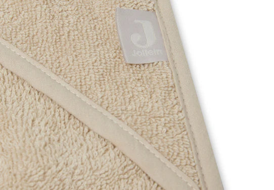 Jollein - Cape de Bain Éponge 75x75cm - Nougat