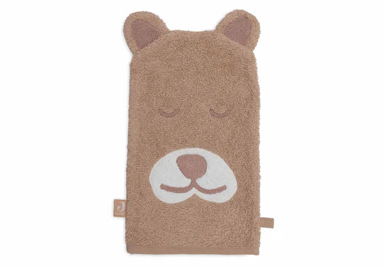Jollein - Gant de toilette Éponge Ears - Nougat