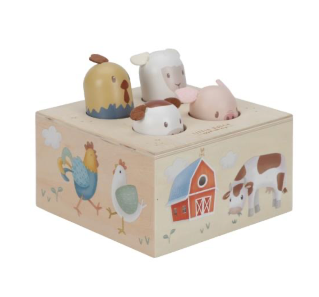 Little Dutch | Pop-up sonore en bois | Little Farm