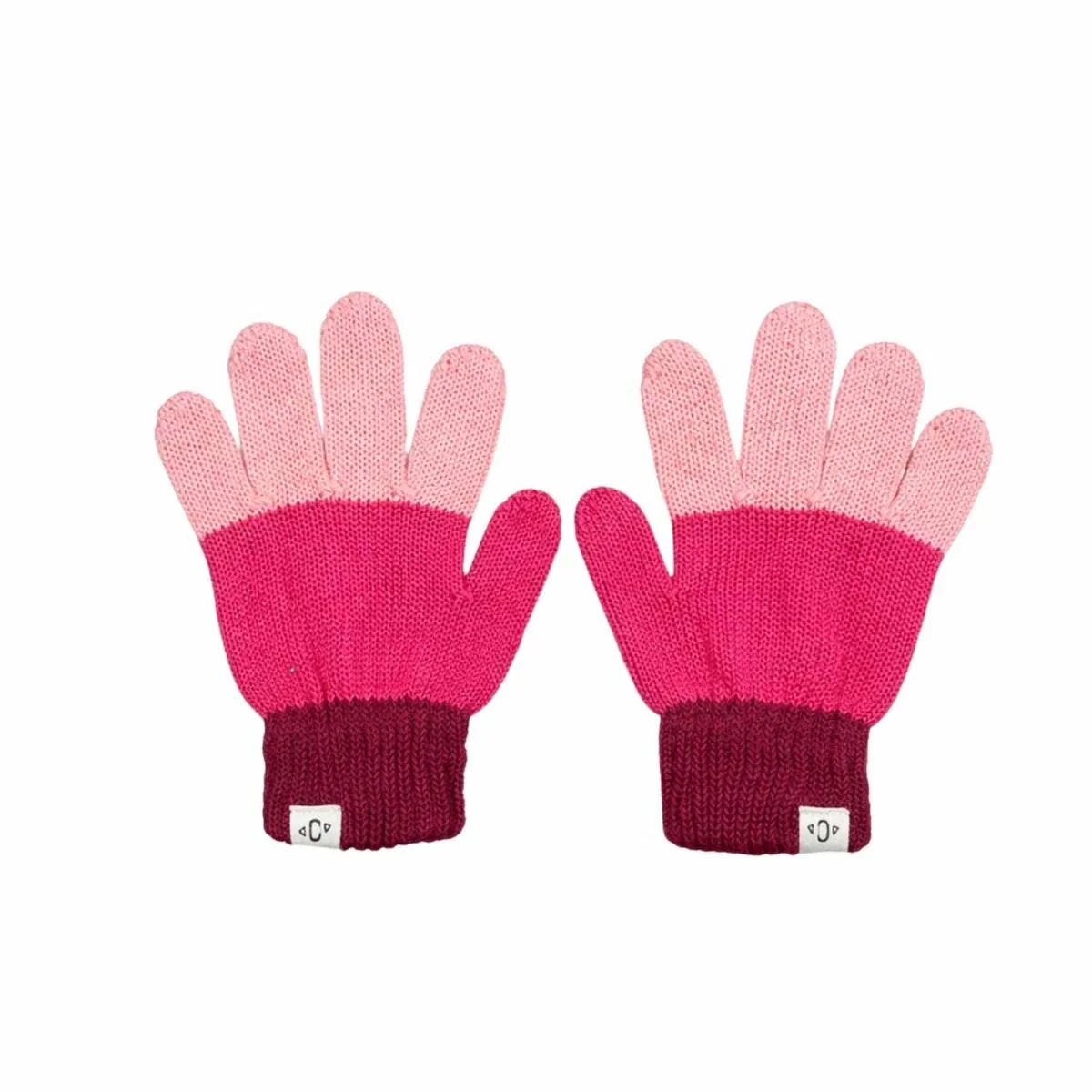 Gants Tricolores fuchsias | Enfant
