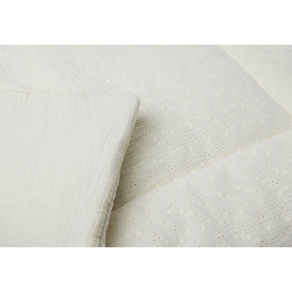 Jollein - Tapis de parc 75x95 cm Embroidery Ivory