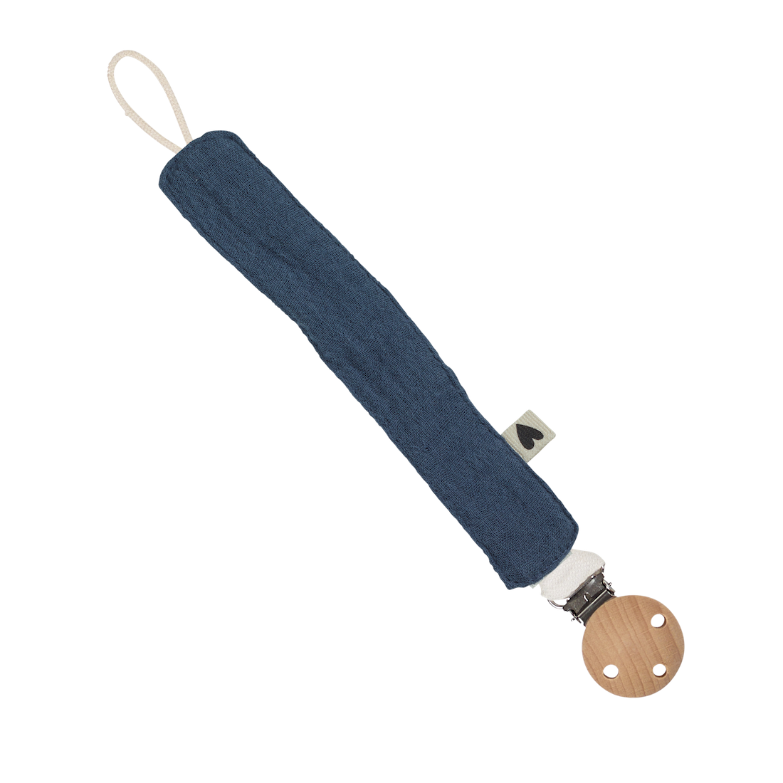 Atelier Wagram | Attache tétine gaze bleu