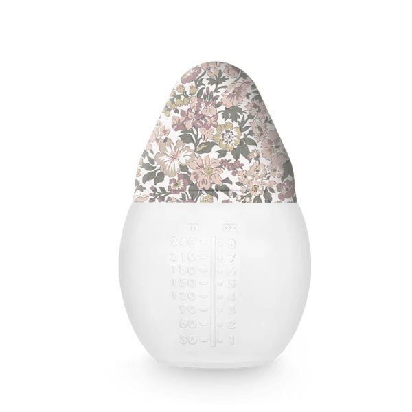 Elhée - Biberon anti-colique 240 ml | Liberty Honey Dew Pink 0m+