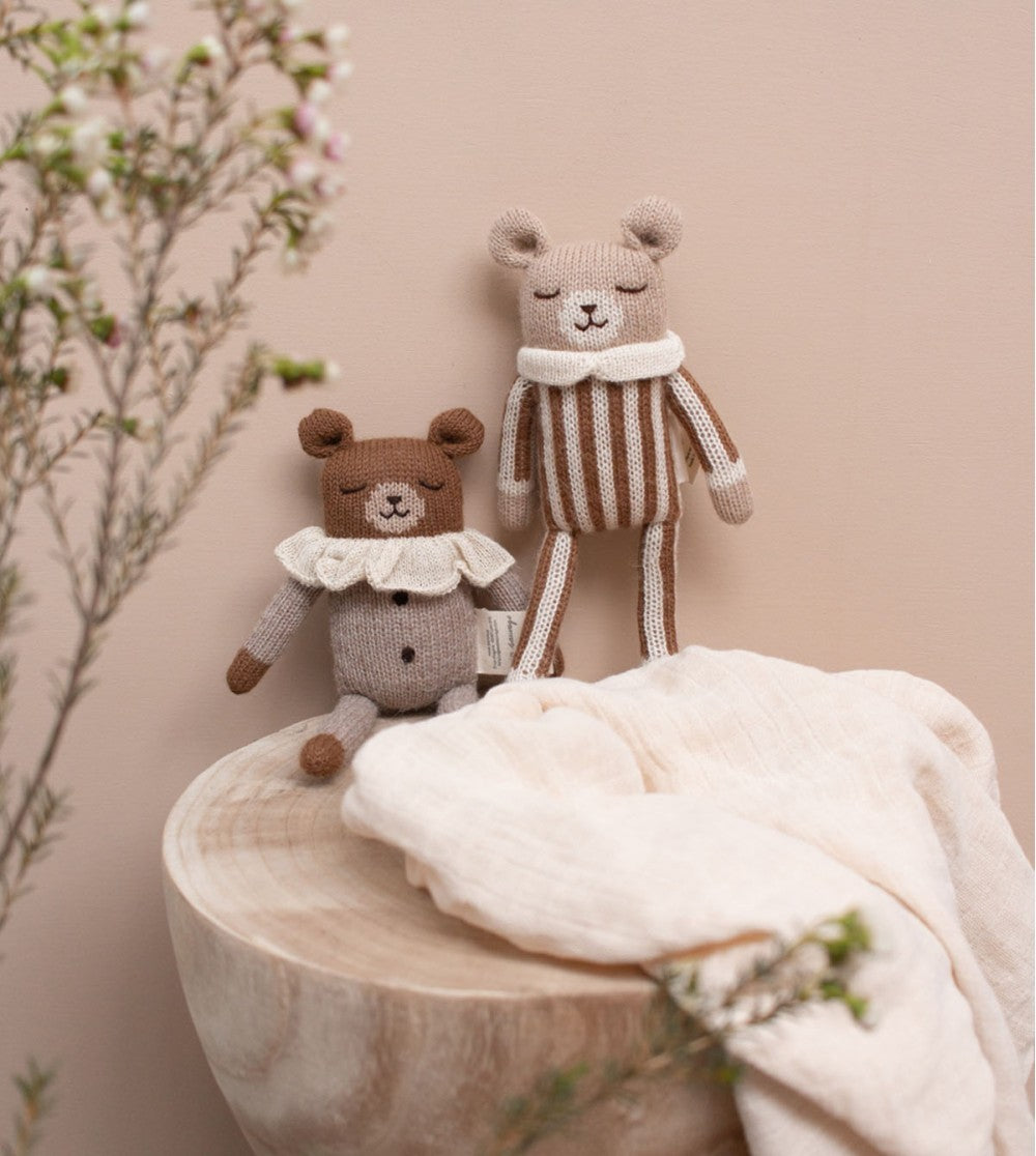 Doudou ourson | pyjama avoine