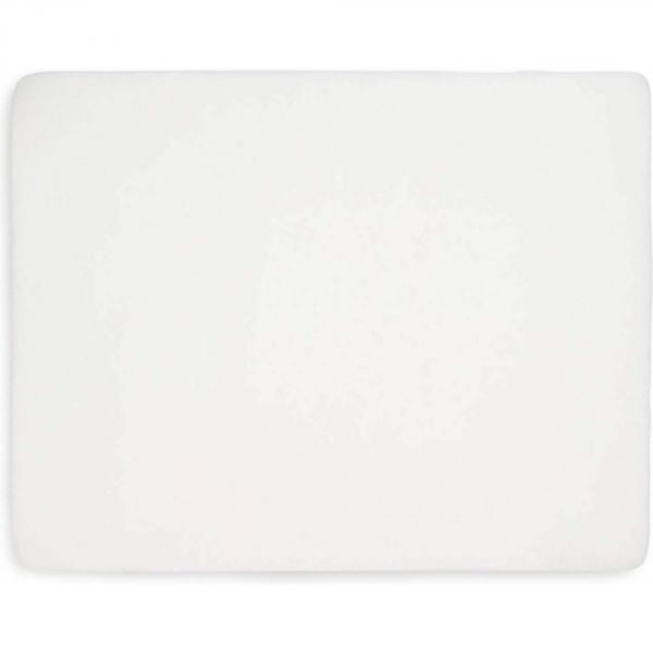 Jollein - Lot de 2 drap housse molleton 60 x 120 cm white