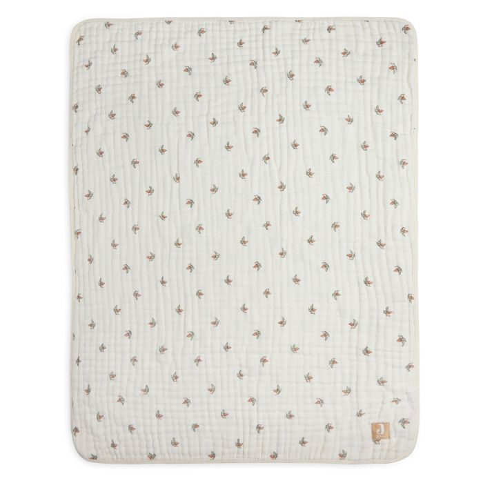 Jollein - Couverture berceau 75 x 100 cm - Coton Roseship