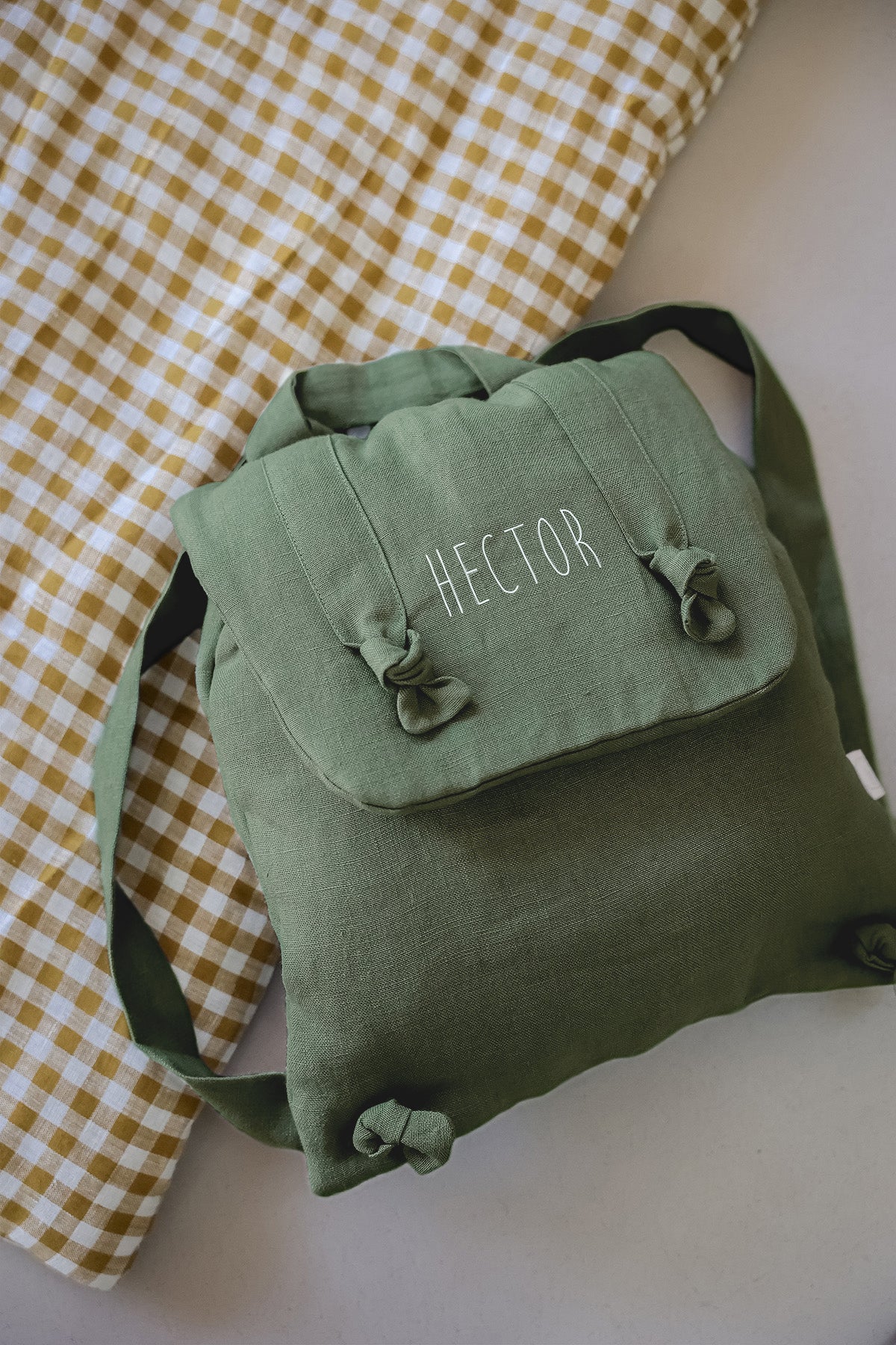 Petit picotin - Sac à dos Olive
