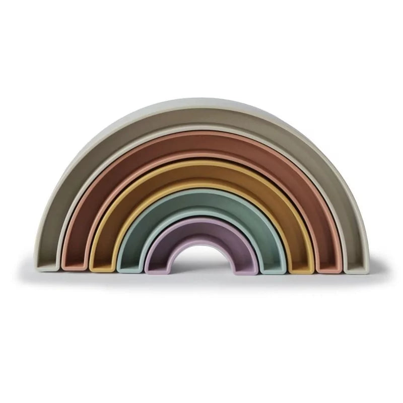 Mushie - Arc-en-ciel à empiler