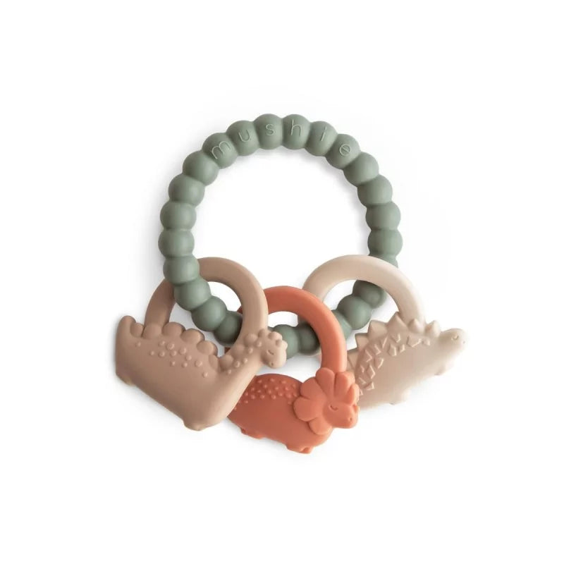 Mushie - Anneau de dentition Dino
