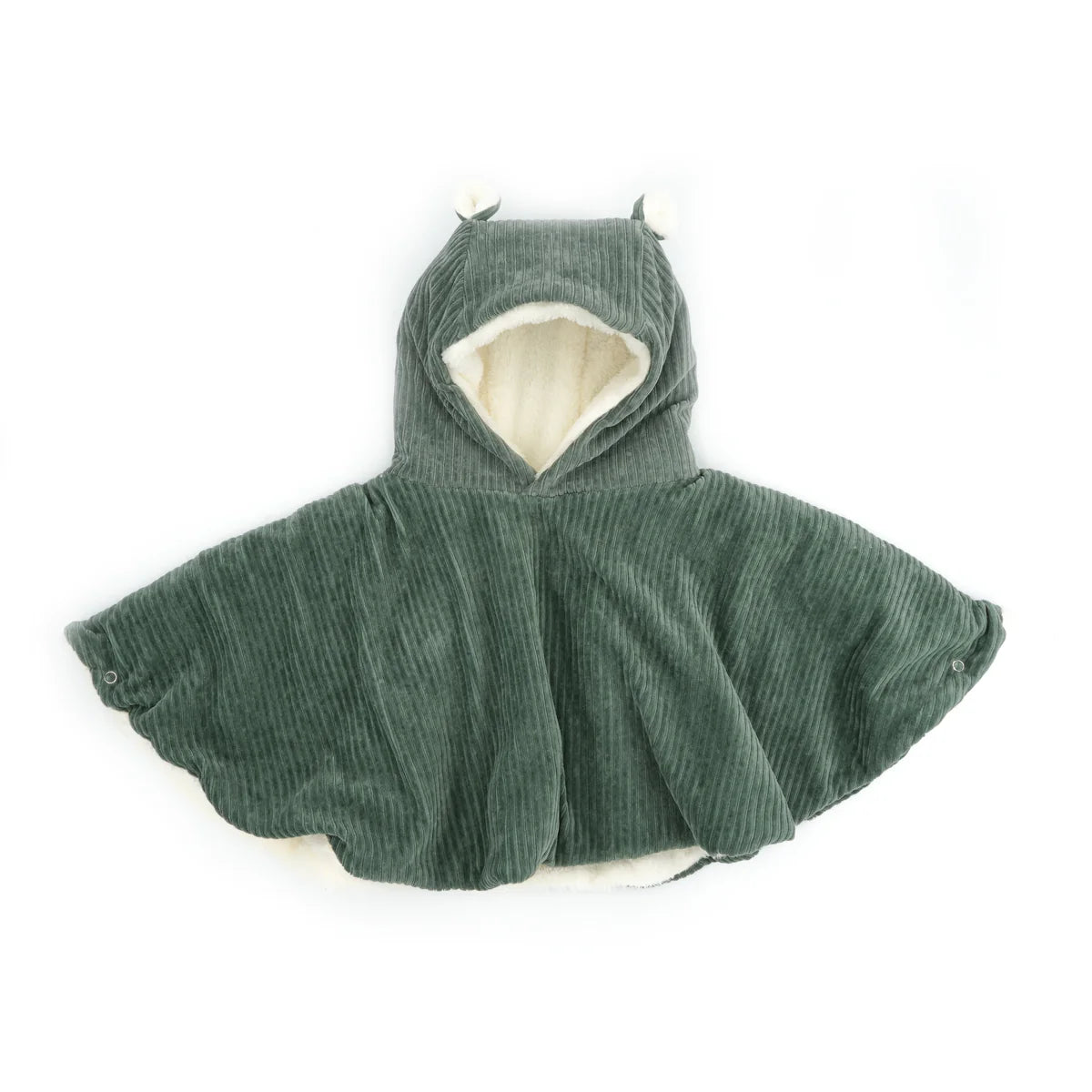 Poncho bébé Kaki