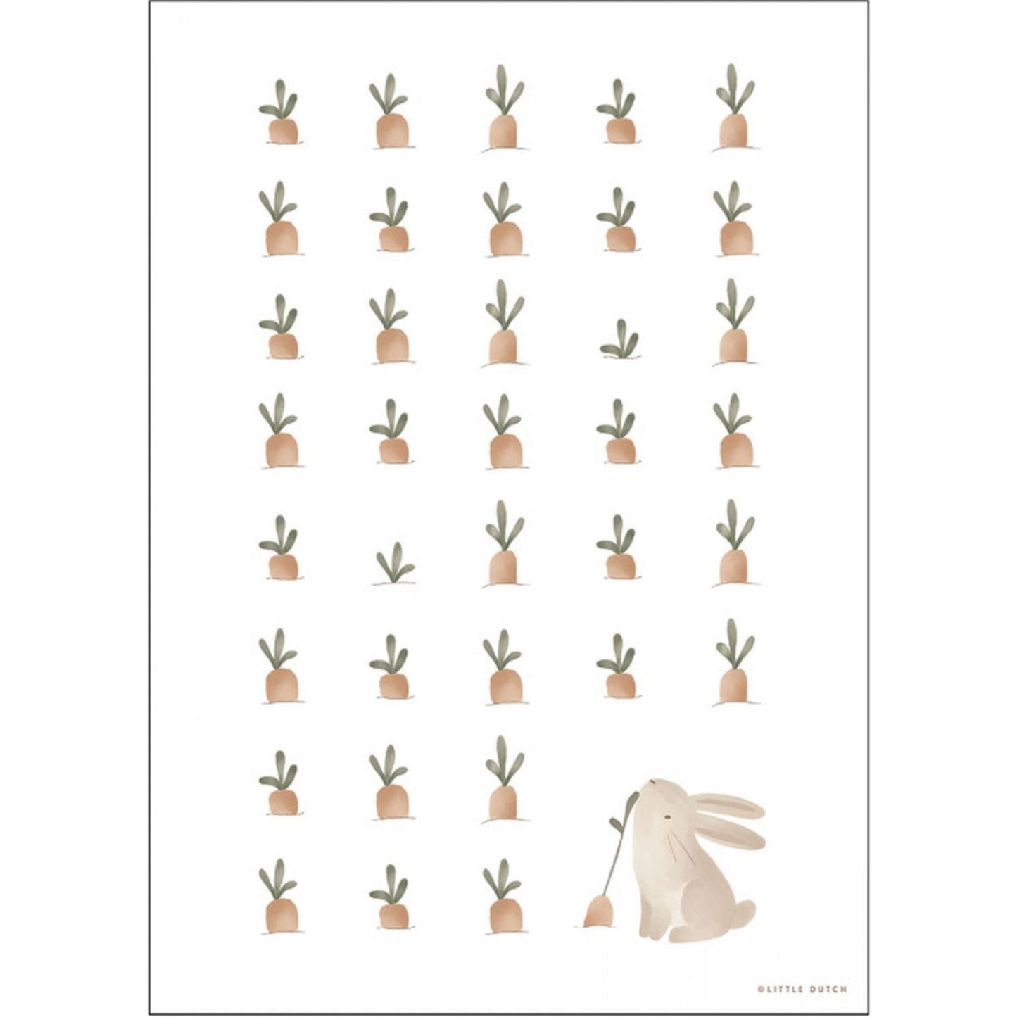Little Dutch Poster A3 - Baby bunny