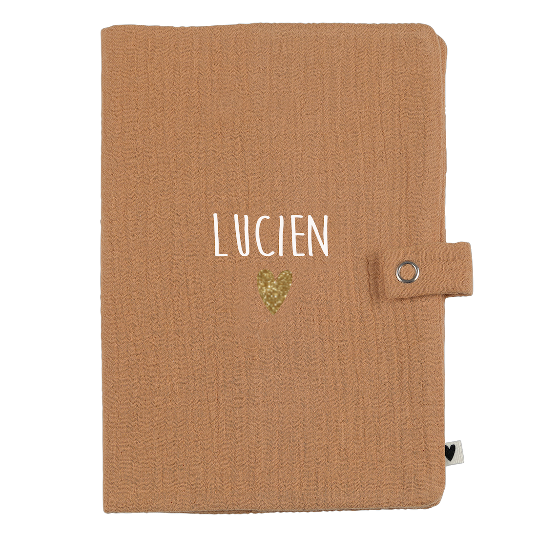 Atelier Wagram | Protège carnet gaze camel