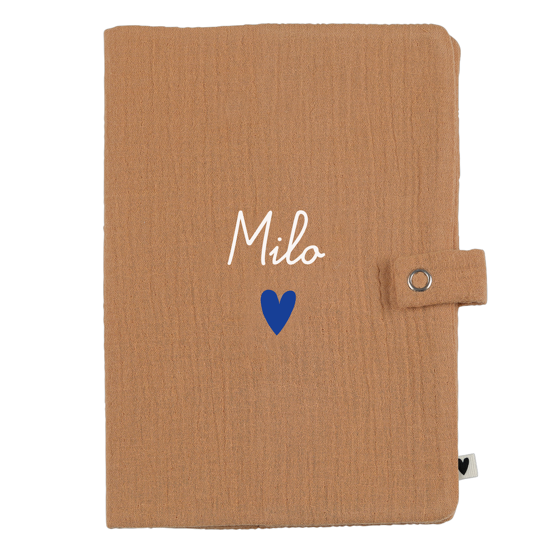 Atelier Wagram | Protège carnet gaze camel