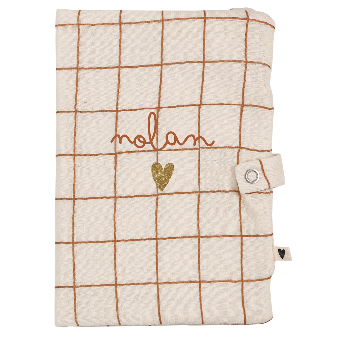 Atelier Wagram | Protège carnet gaze grands carreaux
