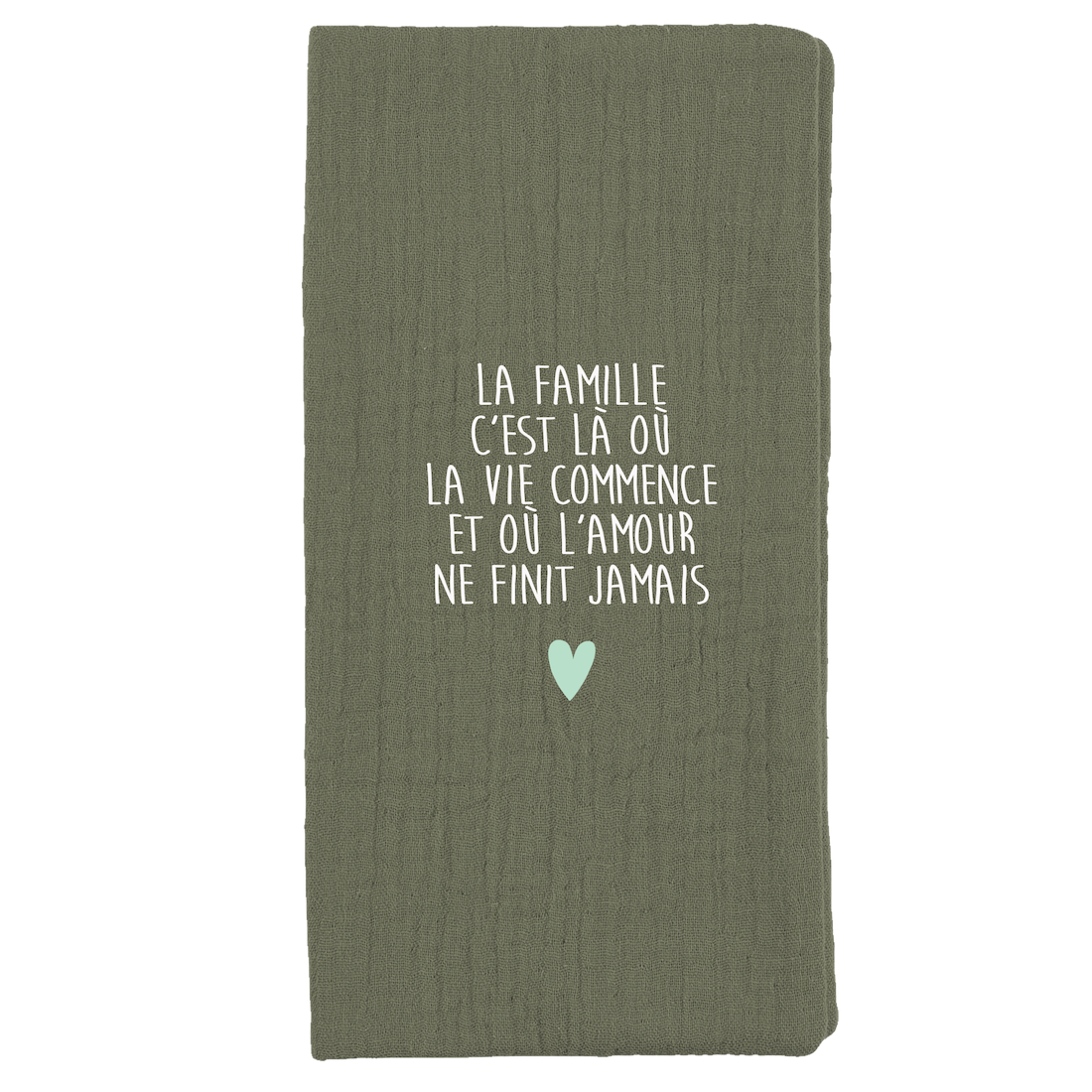 Atelier Wagram | Protège livret de famille gaz vert olive