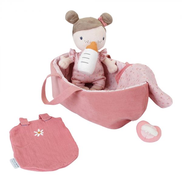 Little dutch - Set couffin poupon bébé Rosa
