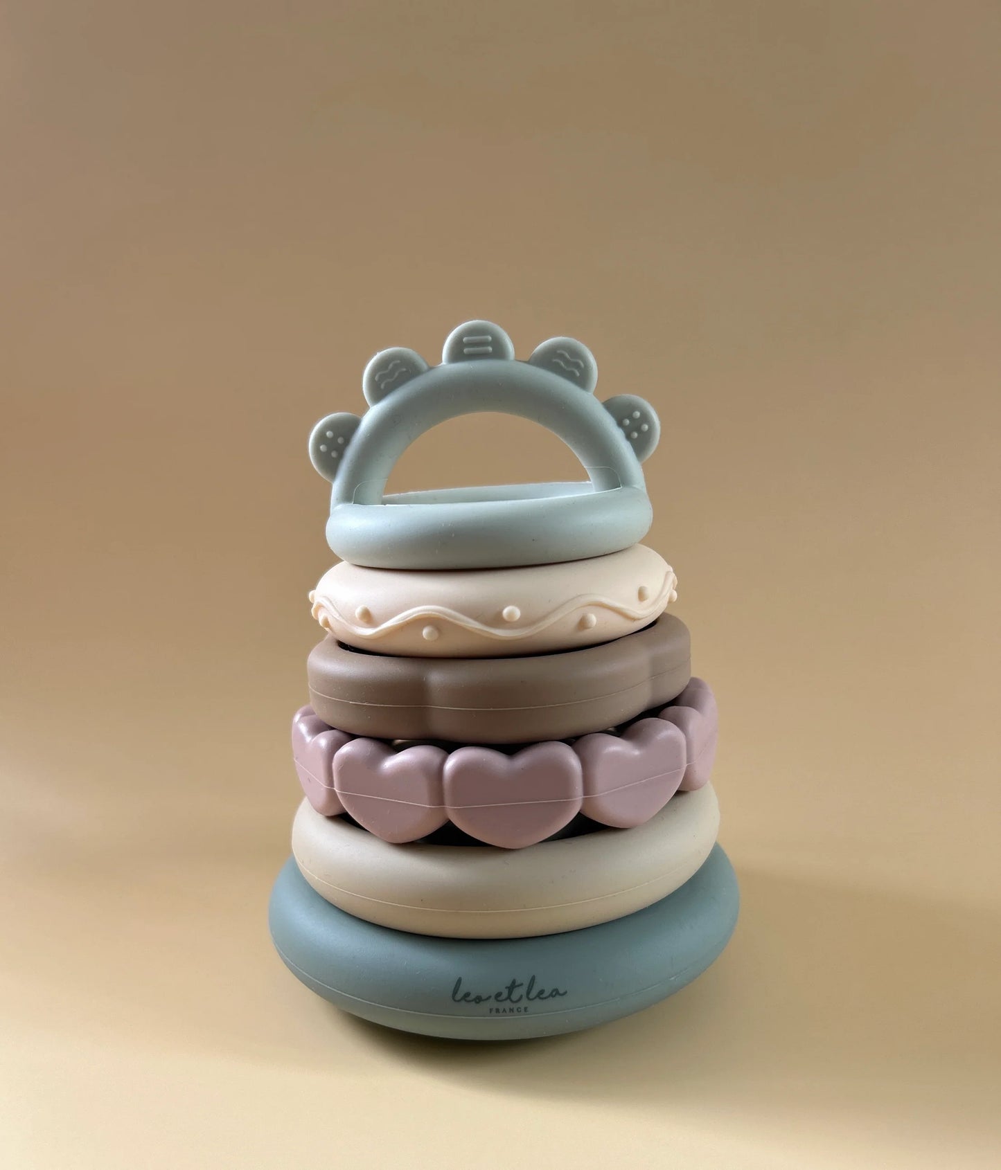Stacking Toy, Paste, Silicone, leo et lea, Montessori