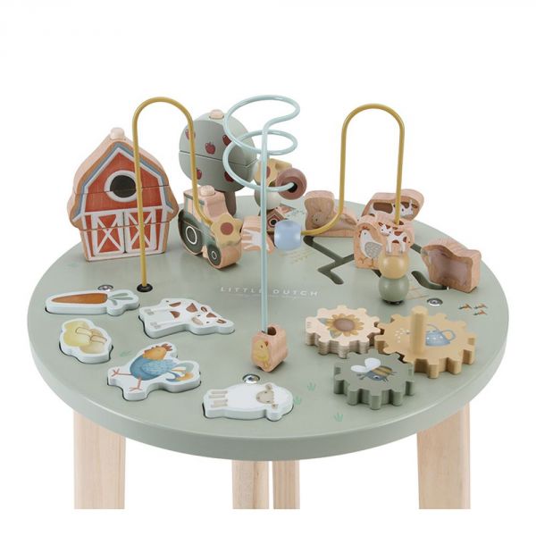 Little Dutch - Table d'activités en bois FSC - Little fram