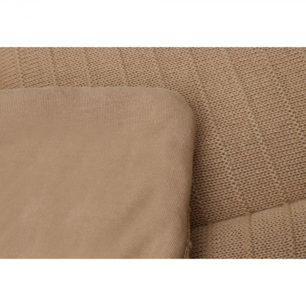 Jollein - Tapis de parc 75x95 cm Pure Knit Biscuit