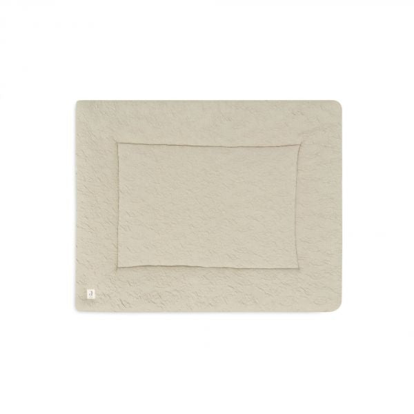 Jollein - Tapis de parc 100 x 100 cm Soft Waves Olive Green