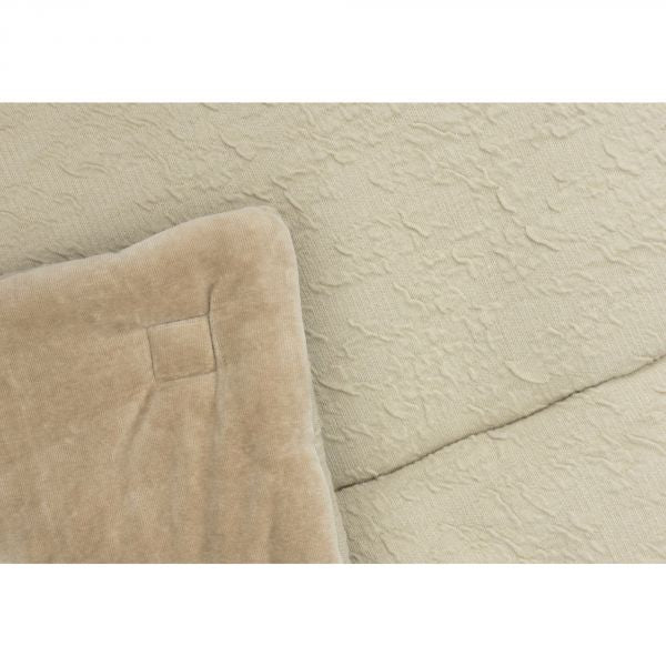 Jollein - Tapis de parc 100 x 100 cm Soft Waves Olive Green