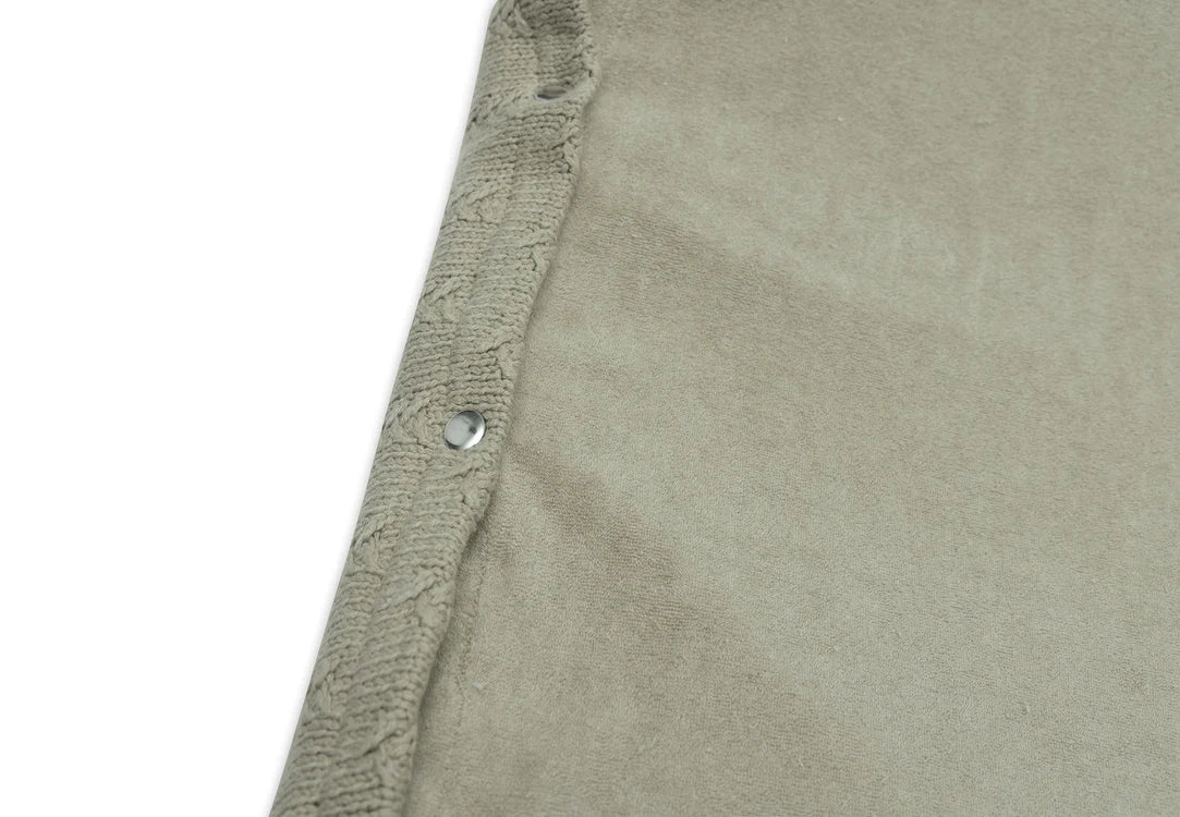 Jollein - Housse matelas à Langer 50x70cm Grain Knit - Olive Green