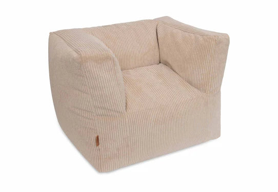 Jollein - Fauteuil enfant velours côtelé Corduroy Naturel