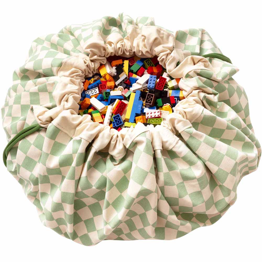 Play & Go - Vichy Green Sac De Rangement - Tapis De Jeux