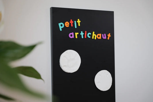 Petit artichaut - 2 magnets empreinte