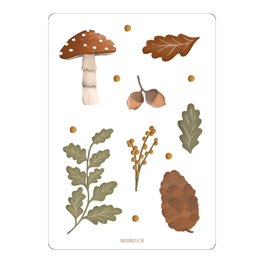 Carte "Éléments d'automne"