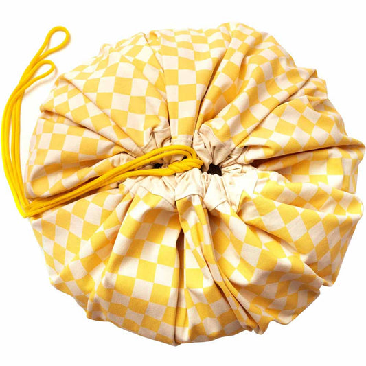 Play & Go - Vichy Yellow Sac De Rangement - Tapis De Jeux