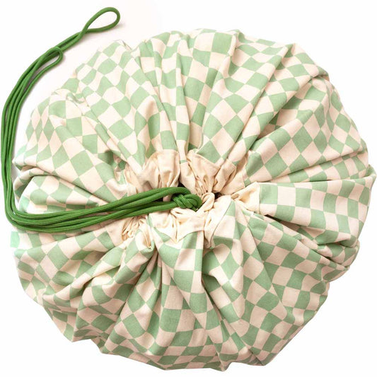 Play & Go - Vichy Green Sac De Rangement - Tapis De Jeux