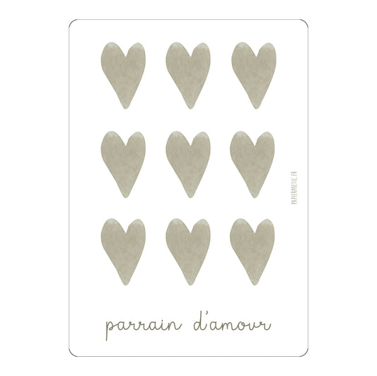 Carte "Parrain d'amour"