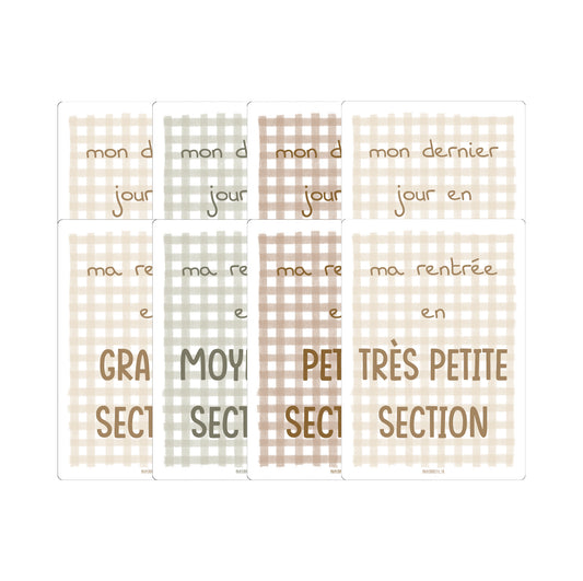Cartes Souvenirs École Maternelle