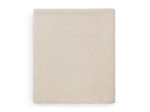 Jollein - Couverture Berceau 75x100cm Basic Knit - Nougat