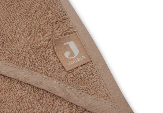 Jollein - Cape de Bain Éponge 75x75cm - Biscuit