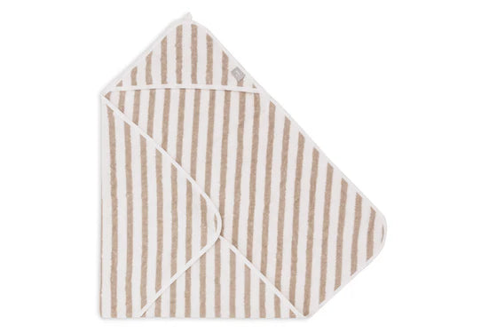 Jollein - Cape de Bain 75x75cm Stripe Terry - Olive Green