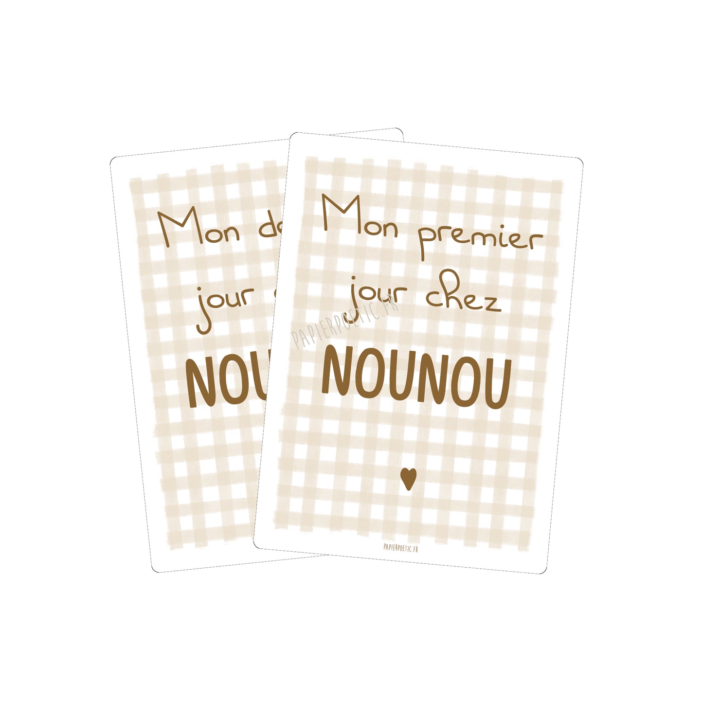 Cartes Souvenirs chez Nounou “Vichy"