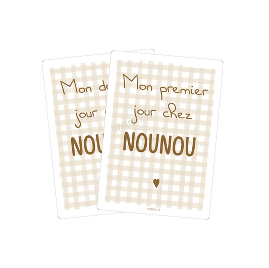 Cartes Souvenirs chez Nounou “Vichy"