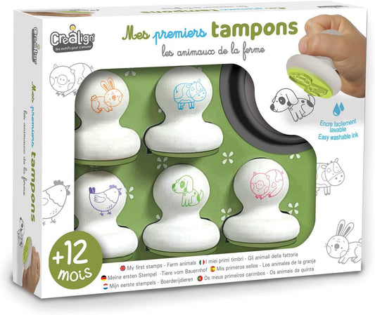Mes premiers tampons "Animaux de la savane"