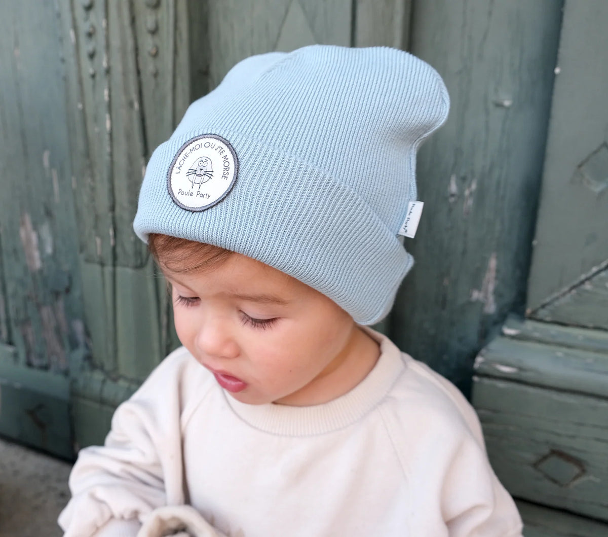 BONNET MORSE BLEU CIEL | POULE PARTY