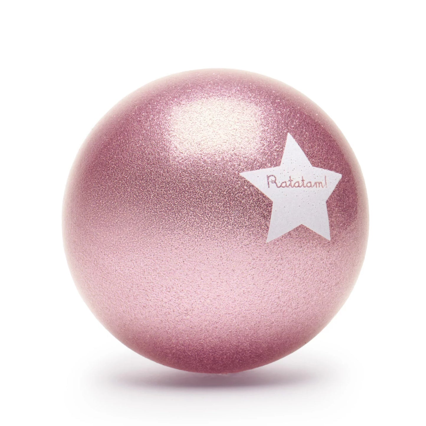 grand ballon rose paillettes 22cm
