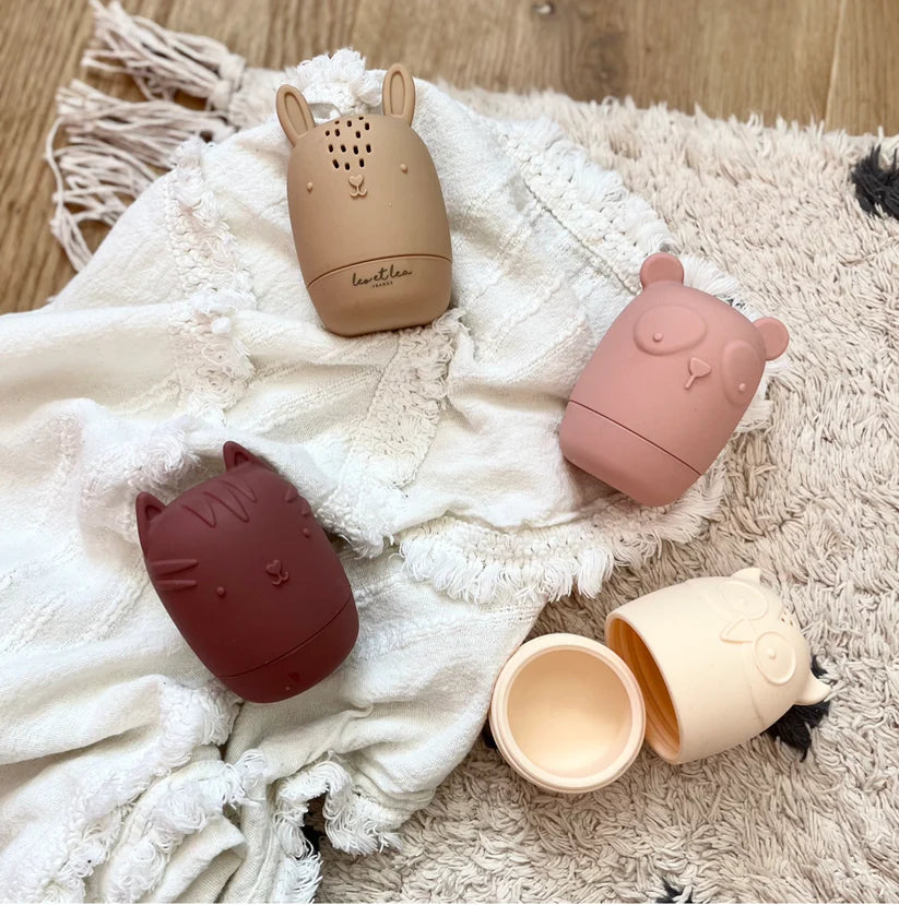 Leo et lea - Jouet de bain silicone rose