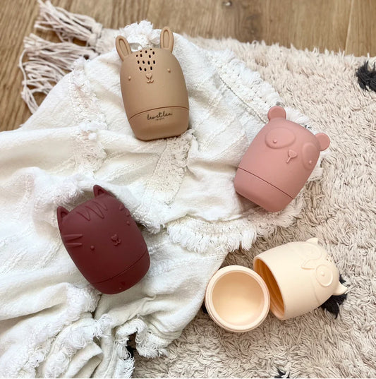 Leo et lea - Jouet de bain silicone rose