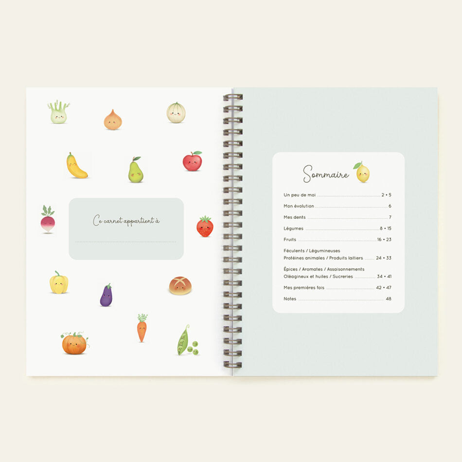 ZÜ Design - Carnet de diversification alimentaire