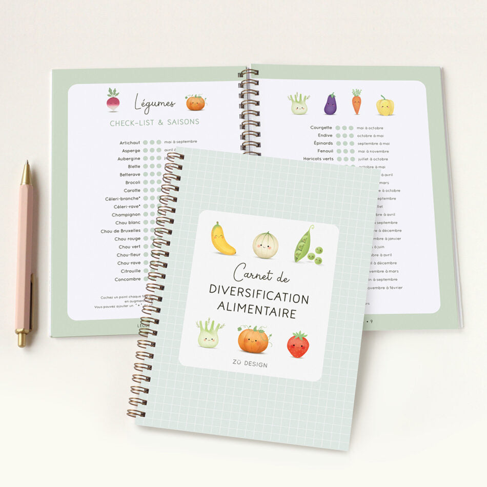 ZÜ Design - Carnet de diversification alimentaire