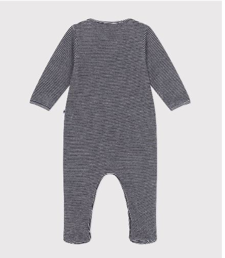 Petit bateau - Pyjama dors bien rayure bleu